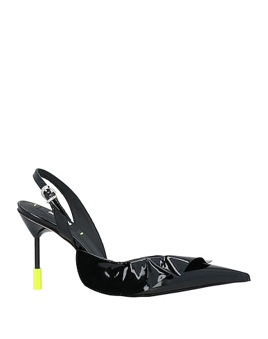 MSGM Court Black Leather