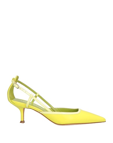LELLA BALDI Court Pastel yellow Leather