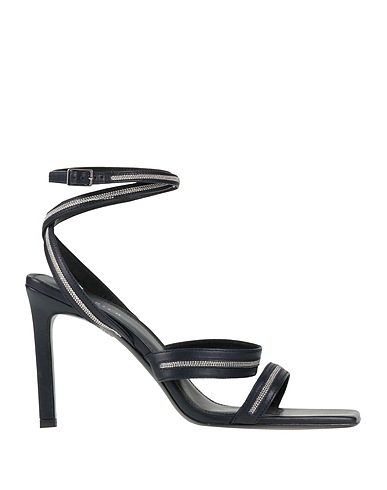 PESERICO Sandals Blue Leather