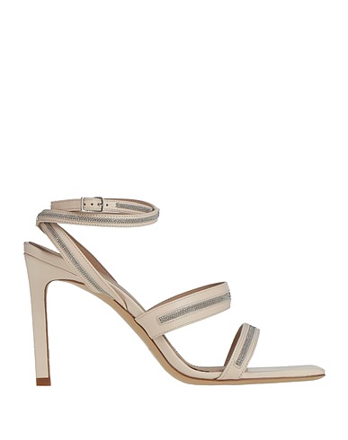 PESERICO Sandals Ivory Leather