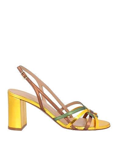 RELAC Sandals Gold Leather