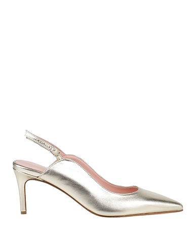 ANNA F. Court Platinum Leather