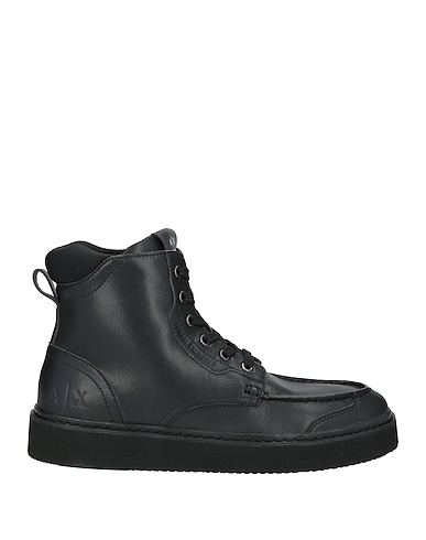 ARMANI EXCHANGE Ankle boot Black 100% Polyester, Polyurethane