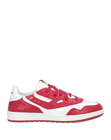 RUN OF Sneakers Μπορντό Δέρμα