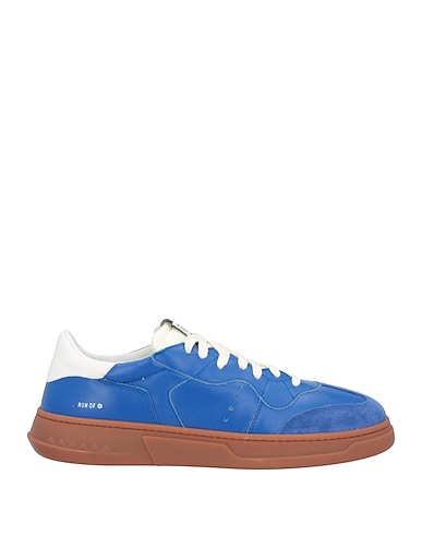 RUN OF Sneakers Blue Leather