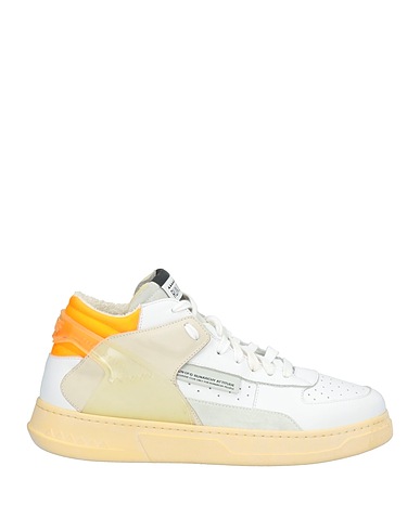 RUN OF Sneakers White Leather, Rubber
