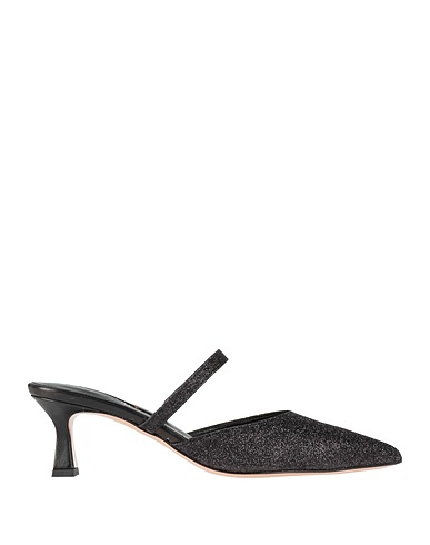 G.P. PER NOY BOLOGNA Mules and clogs Black Leather