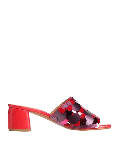 MALÌPARMI Sandals ROSSO Textile fibres