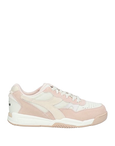 DIADORA CHAUSSURES Rose clair Cuir, Fibres textiles