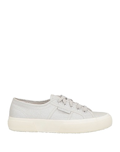 SUPERGA Sneakers Silver Textile fibres