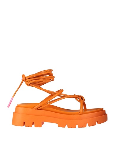 ACTITUDE by TWINSET Sandals Orange Textile fibres