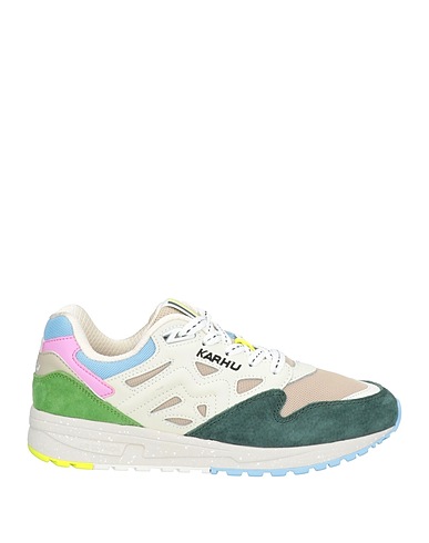 KARHU Sneakers Dark green Leather, Textile fibres