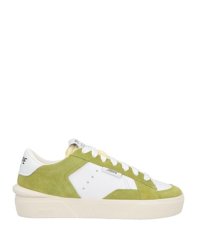 STRYPE Sneakers Light green Leather, Textile fibres