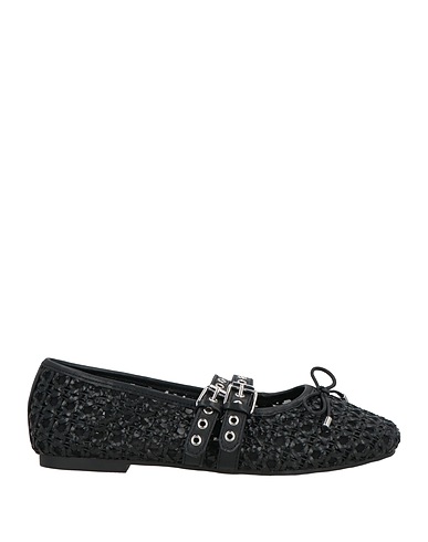 LOAFER Footwear Black Textile fibers