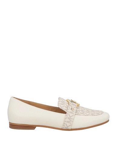 MICHAEL MICHAEL KORS Loafers Ivory 100% Goat skin