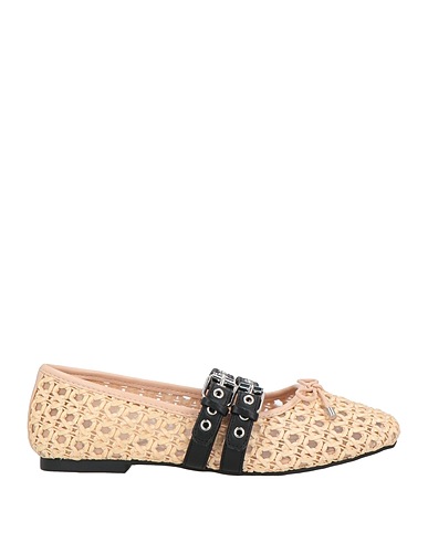 LOAFER Chaussures Beige Fibres textiles