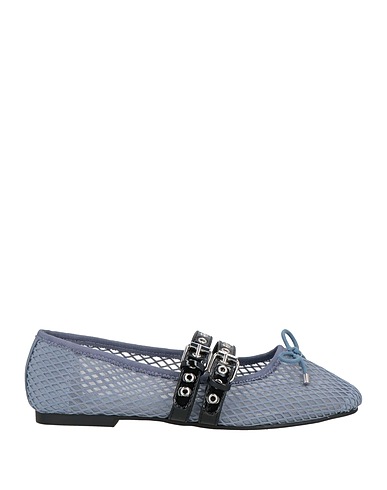 LOAFER バレリーナ パステルブルー 紡績繊維