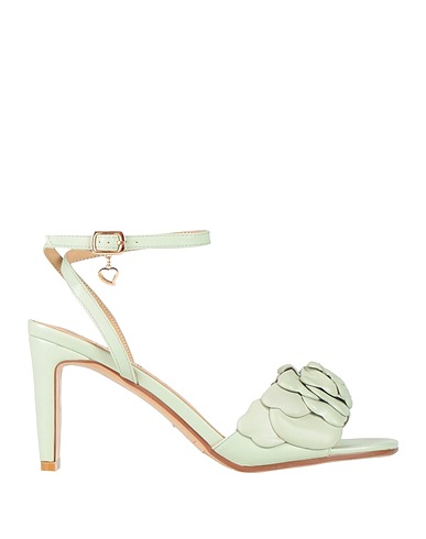 TUA BY BRACCIALINI Sandals Light green Textile fibres