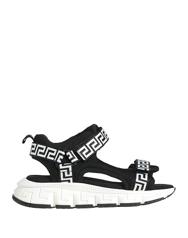 VERSACE YOUNG Sandals Black Textile fibres