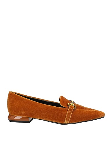 TOSCA BLU Loafers Mustard Textile fibers