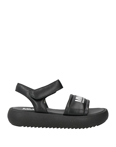 MM6 MAISON MARGIELA Sandals Black Leather