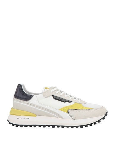 D.A.T.E. Sneakers Light grey Leather, Textile fibres