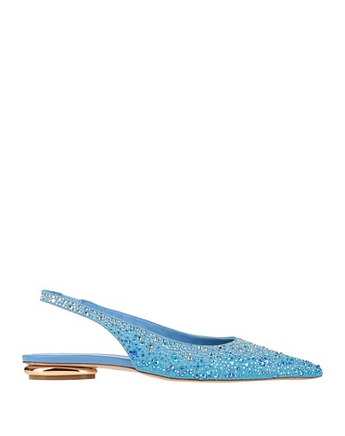 TIFFI Ballet flats Light blue Leather