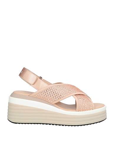 APEPAZZA Sandals SPORT Rose gold Textile fibers