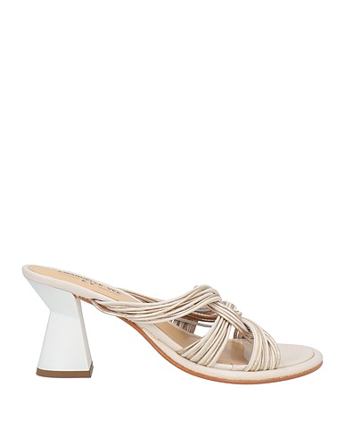 EMANUÉLLE VEE Sandals Ivory Leather