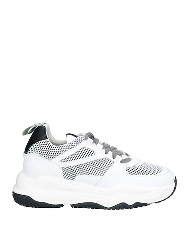 P448 Sneakers White Leather, Textile fibres