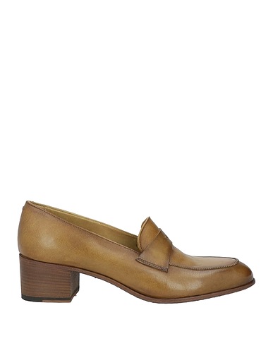 PANTANETTI Loafers Military green Leather