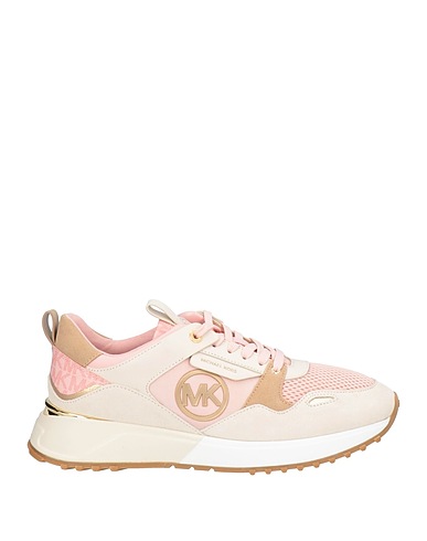 MICHAEL MICHAEL KORS Sneakers Pink Leather, Textile fibres