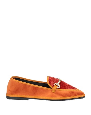 LE FURLANINE Loafers Rust Textile fibres