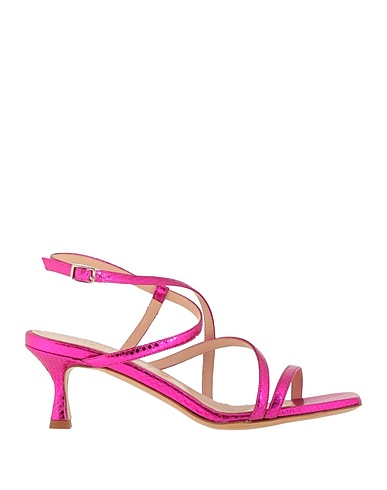GIANMARCO F. Sandals Fuchsia Leather
