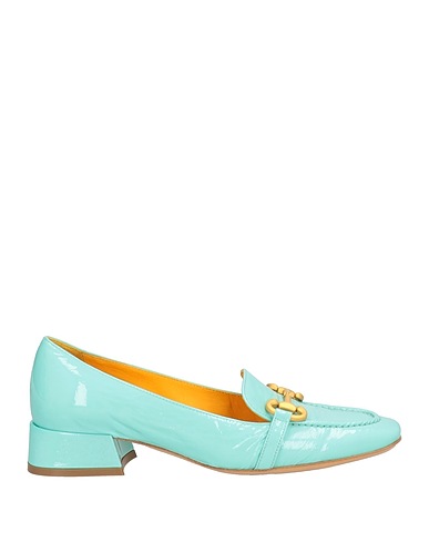 MARA BINI Loafers Turquoise Leather