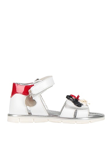 MONNALISA Sandals White Calfskin
