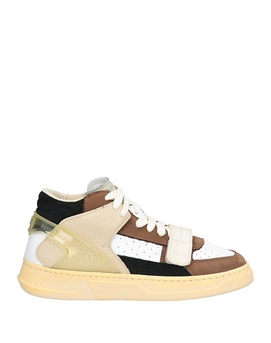 RUN OF Sneakers Brown Leather
