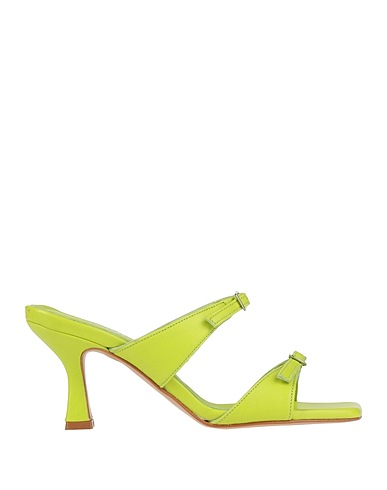 OVYÉ Sandali Verde chiaro Pelle