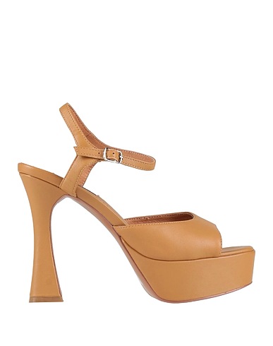 BIBI LOU Sandals Camel Leather