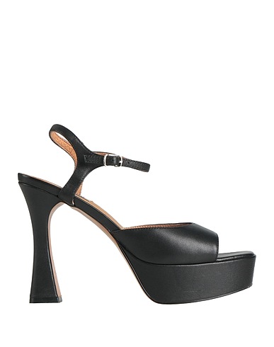 BIBI LOU Sandals Black Leather