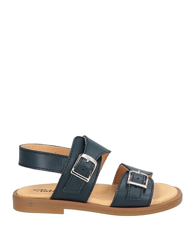 PLATIS Sandals Black Leather