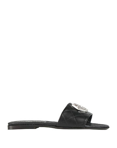 PHILIPP PLEIN Sandals Black Leather