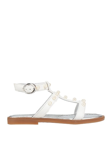 MONNALISA Sandalen Weiß 100% Kalbsleder