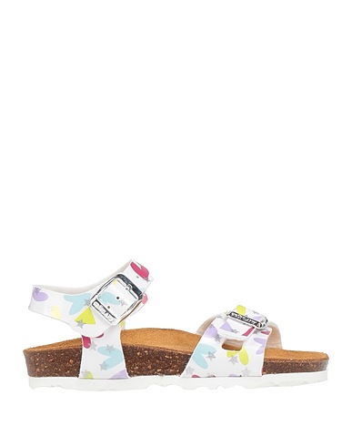 GRÜNLAND JUNIOR Sandals White Synthetic fibers