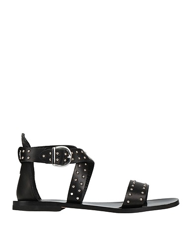 GALLUCCI Sandals Black Leather