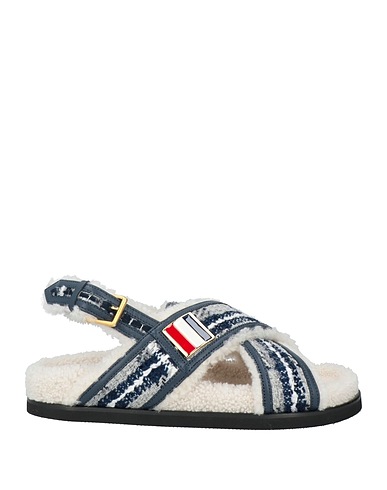 THOM BROWNE Sandals Navy Leather