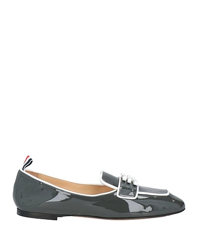 THOM BROWNE Loafers Lead Leather