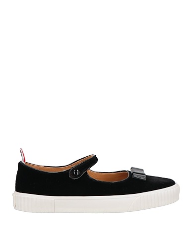 THOM BROWNE Footwear Black Textile fibers