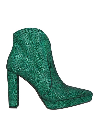 LODI Ankle boot Emerald green Textile fibres