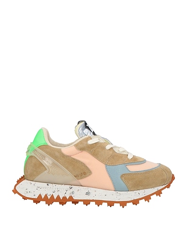 RUN OF Sneakers Leder, Gewebefasern